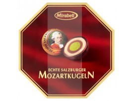 Mirabell Mozartkugeln конфеты шоколадные с начинкой из орехового крема с марципаном 100 г